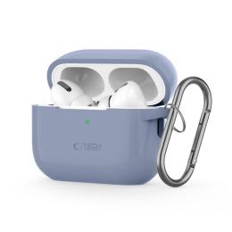 Tech-Protect AirPods Pro 1 / 2 Skal Silikon Hook Baby Blue