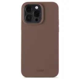 holdit iPhone 14 Pro Max Mobilskal Silikon Dark Brown