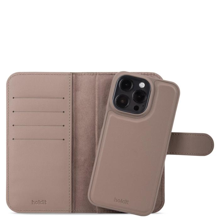 Bild 2, holdit iPhone 15 Pro 2in1 Magnet Plus Fodral / Skal Mocha Brown