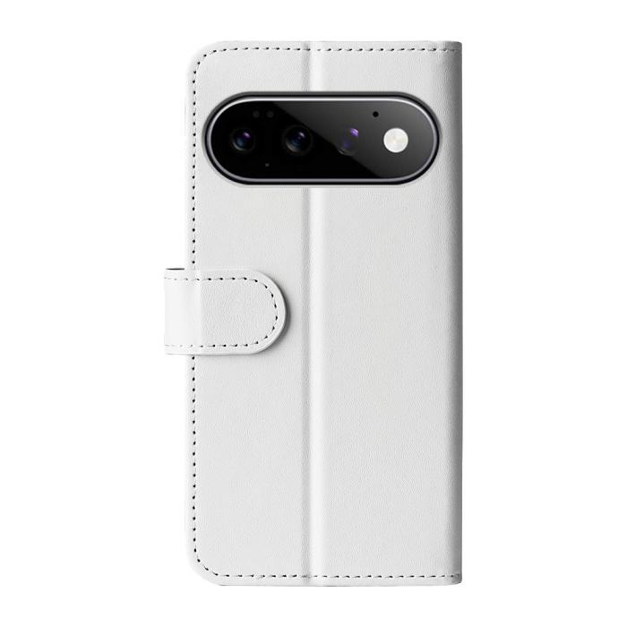 Bild 6, Google Pixel 11/10 Fodral Crazy Horse Läder Vit
