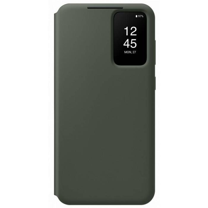 Bild 1, Samsung Galaxy S23 Plus Fodral Clear View Khaki