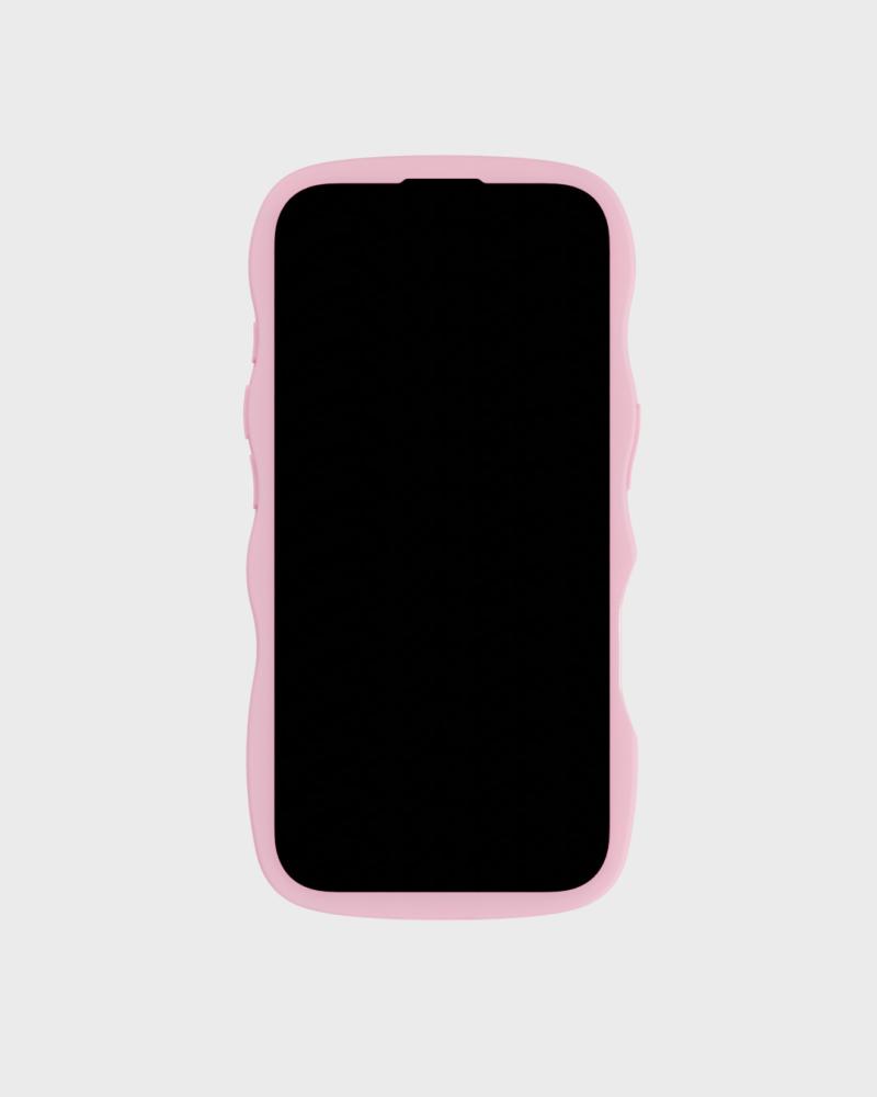 holdit iPhone 16 Plus Skal Wavy Pink/Transparent