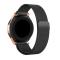 Tech-Protect Milanese Loop Metall Armband Smartwatch Svart (22 mm)