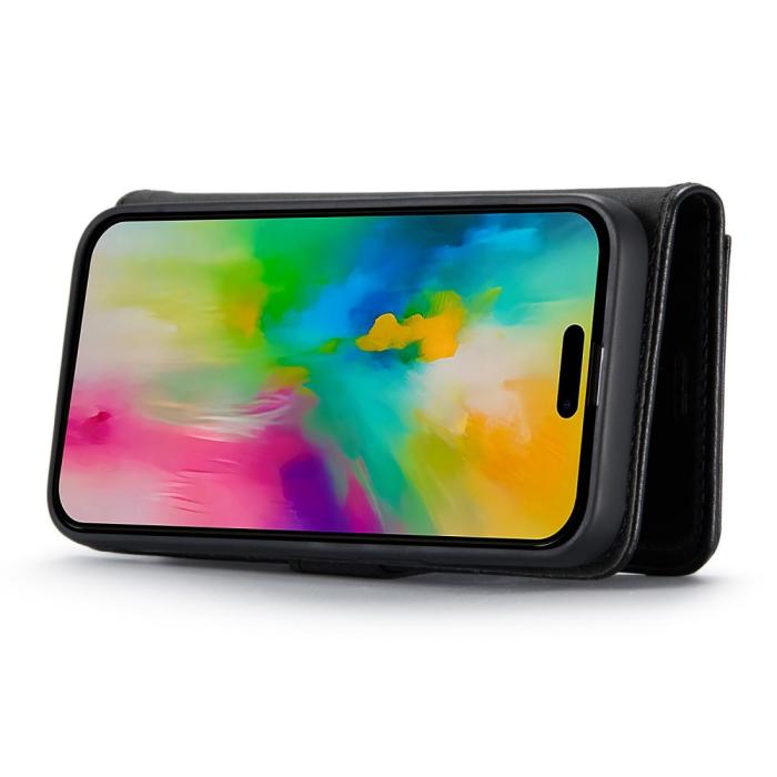 Bild 3, DG.MING iPhone 16 Pro Fodral 2in1 Magnet Svart
