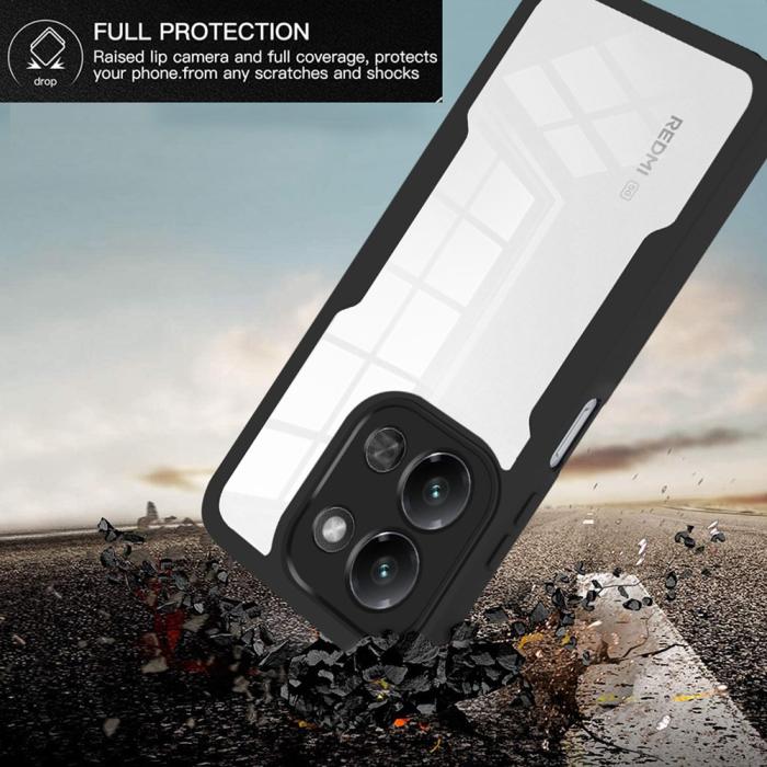 Bild 3, Xiaomi Redmi 15C Skal 360 Hybrid Defense Svart