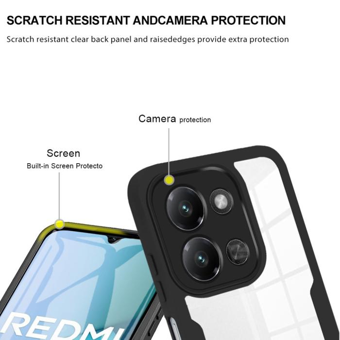 Bild 6, Xiaomi Redmi 15C Skal 360 Hybrid Defense Svart