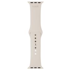 holdit Armband Silikon Apple Watch 38/40/41 mm Light Beige
