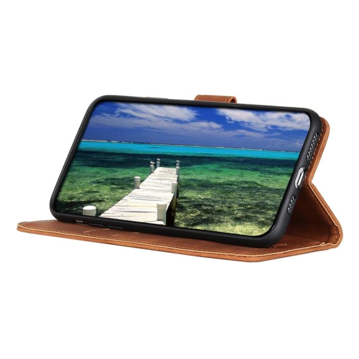 Bild 4, KHAZNEH Xiaomi 13 Pro 5G Fodral Retro Läder Brun