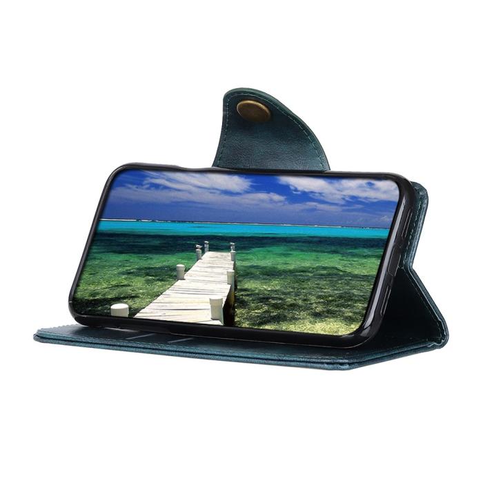 Bild 4, KHAZNEH Samsung Galaxy S22 Plus Fodral Magnetisk Mässing Blå