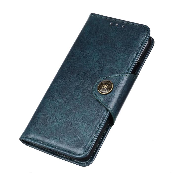 Bild 5, KHAZNEH Samsung Galaxy S22 Plus Fodral Magnetisk Mässing Blå