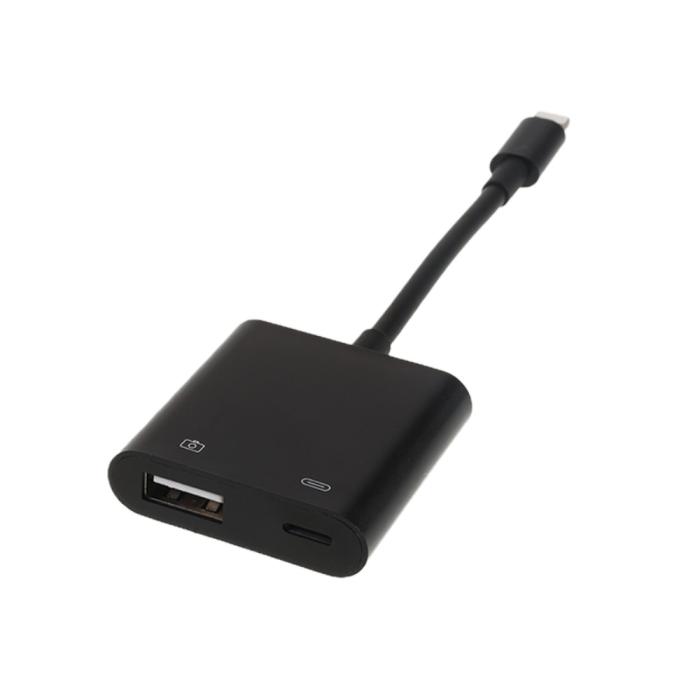 Bild 6, Lightning till USB 3.0 Kamera Adapter Svart