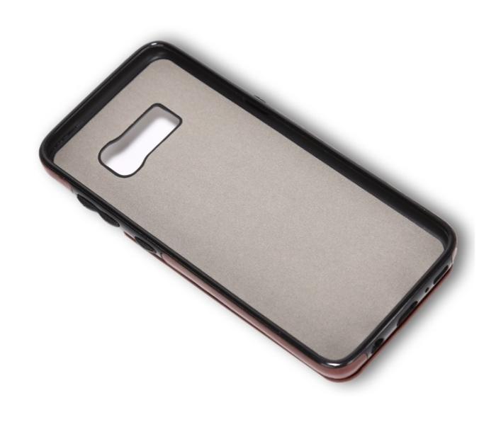 Bild 2, Samsung S8 Plus - Läderskal med korthållare - Brun
