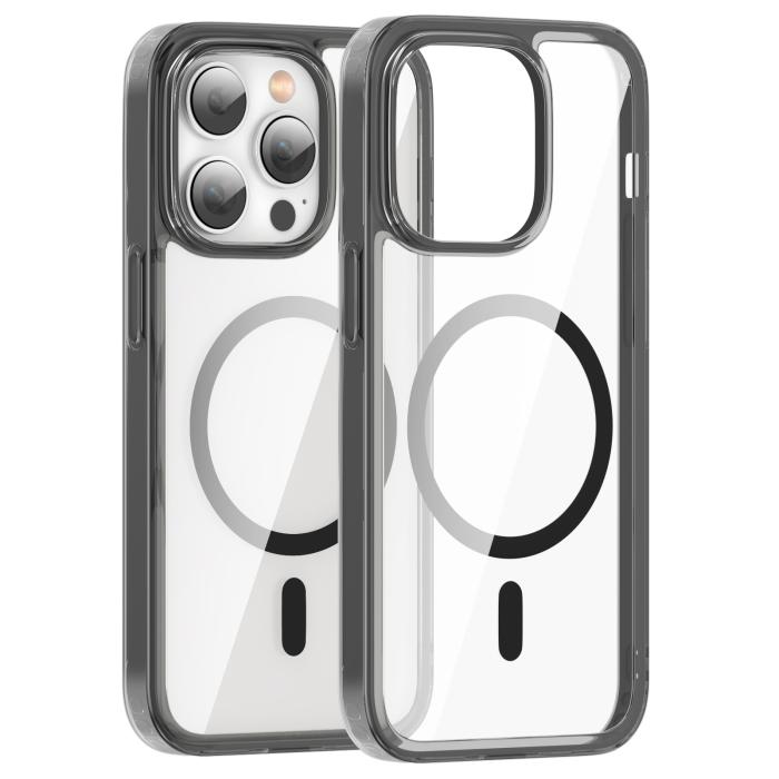 Bild 2, ColorPop iPhone 14 Pro Max Skal CH MagSafe Transparent/Svart