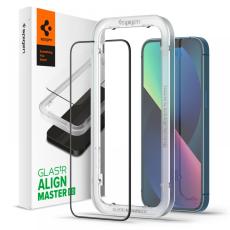 Spigen iPhone 16e/14/13/13 Pro ALM Glas FC Heltäckande Skärmskydd