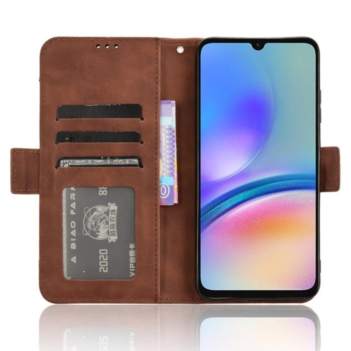 Bild 3, Samsung Galaxy A05s 4G Fodral Med Avtagbart Kortfodral Brun