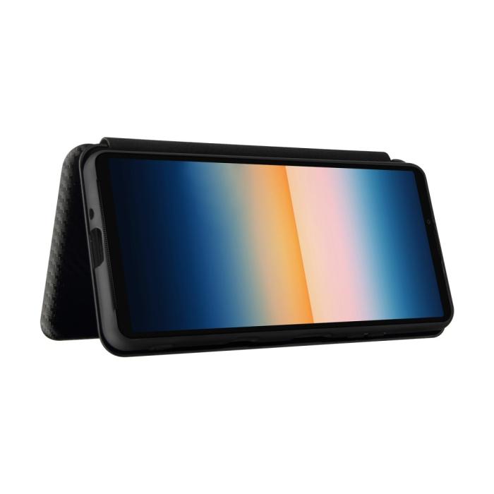 Bild 4, Sony Xperia 10 III - Kolfiber Textur Fodral - Svart