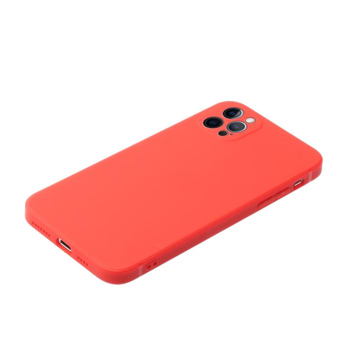 Bild 3, iPhone 13 Pro Max - Mobilskal Slim TPU - Röd