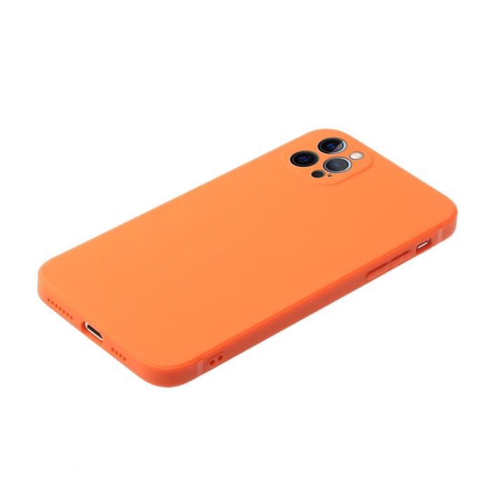 Bild 3, iPhone 13 Pro Max - Mobilskal Slim TPU - Orange
