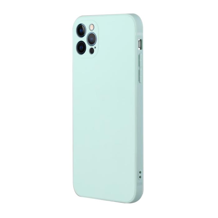 Bild 2, iPhone 13 Pro Max - Mobilskal Slim TPU - Cyan