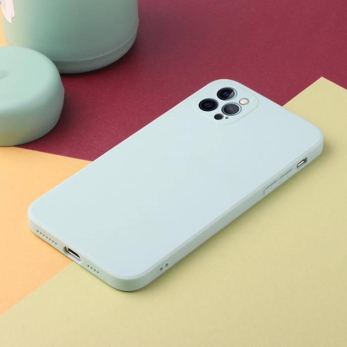 Bild 5, iPhone 13 Pro Max - Mobilskal Slim TPU - Cyan