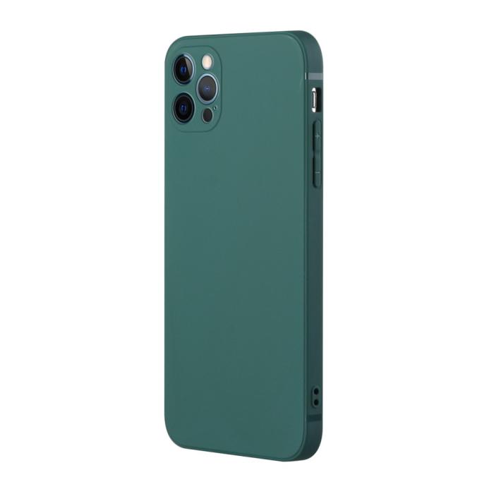 Bild 2, iPhone 13 Pro Max - Mobilskal Slim TPU - Mörk Grön