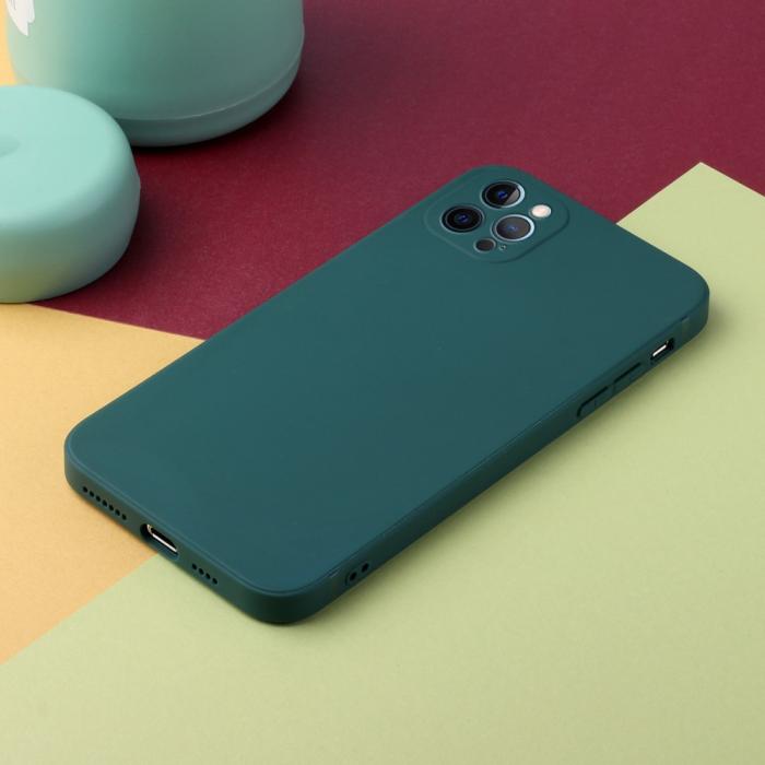 Bild 5, iPhone 13 Pro Max - Mobilskal Slim TPU - Mörk Grön