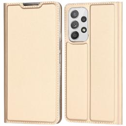 Samsung Galaxy A53 5G Fodral Flip Skin Touch Guld