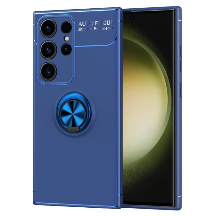 Bild 1, Samsung Galaxy S24 Ultra Skal Ring Blå