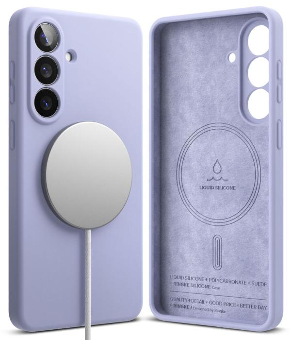 Bild 2, Ringke Samsung Galaxy S26 Plus Skal MagSafe Silicone Lavender