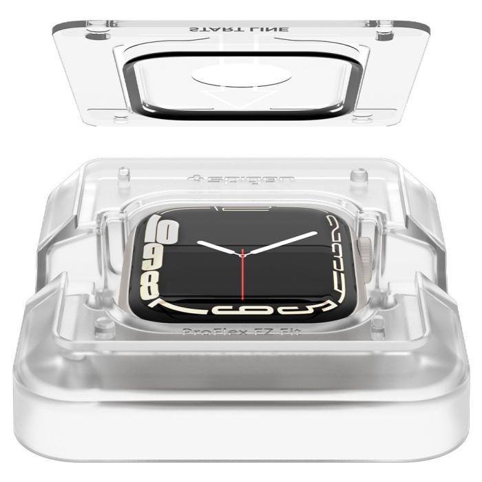 Bild 6, Spigen Apple Watch 41 mm 2-PACK Skärmskydd ProFlex 