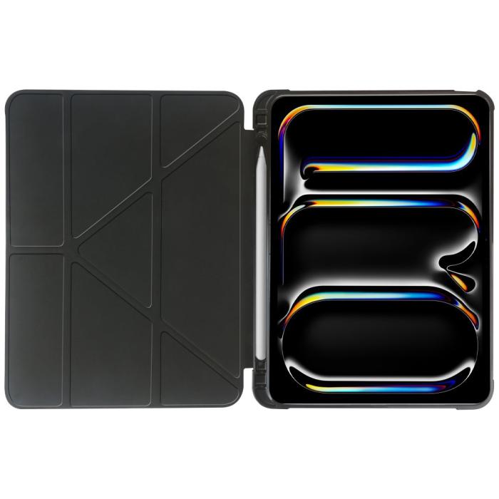 Bild 6, Tech-Protect iPad Pro 13 2024 Fodral SmartCase Origami Svart