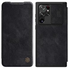 NILLKIN Samsung Galaxy S22 Ultra Fodral Qin Series Svart