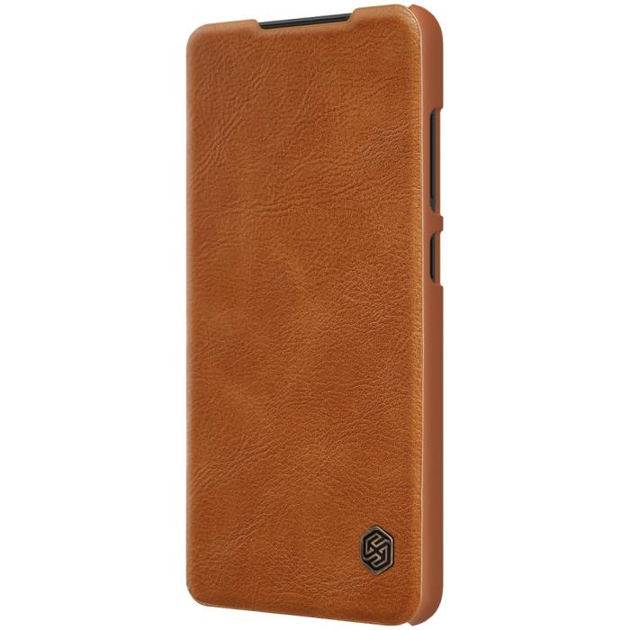 Bild 6, NILLKIN Samsung Galaxy S22 Ultra Fodral Qin Series Brun