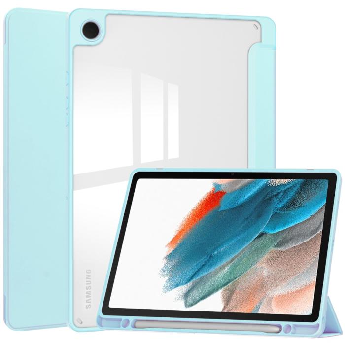 Bild 1, Samsung Galaxy Tab A9 Plus Fodral Hybrid Pennhållare Ljus Blå