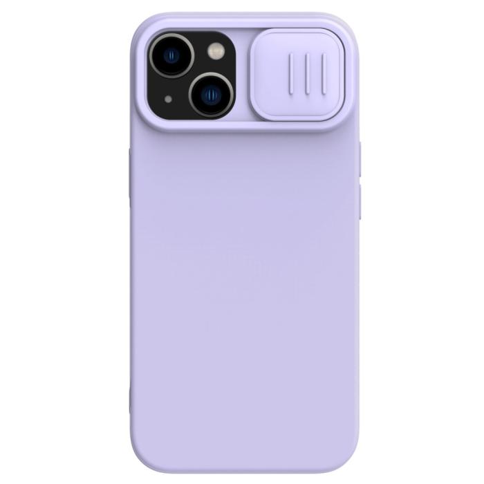 Bild 1, NILLKIN iPhone 14 Skal MagSafe CamShield Silky Liquid Lila