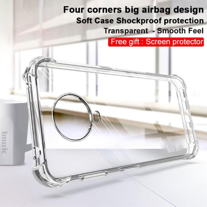 Bild 3, IMAK Nokia G10 / G20 Skal Shockproof TPU + Skärmskydd Transparent