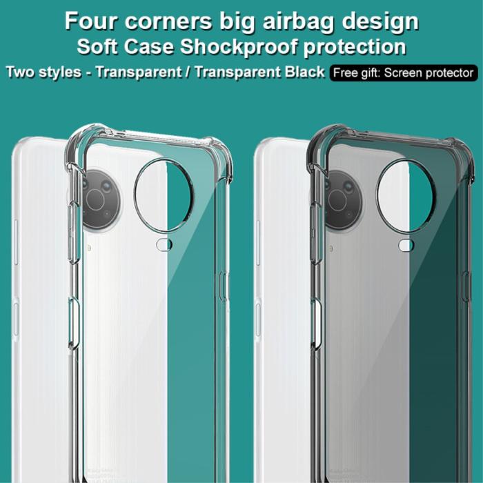 Bild 4, IMAK Nokia G10 / G20 Skal Shockproof TPU + Skärmskydd Transparent