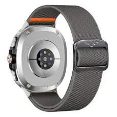 Galaxy Watch 8 46/44/40 mm Armband Justerbart Nylon Gr&aring;