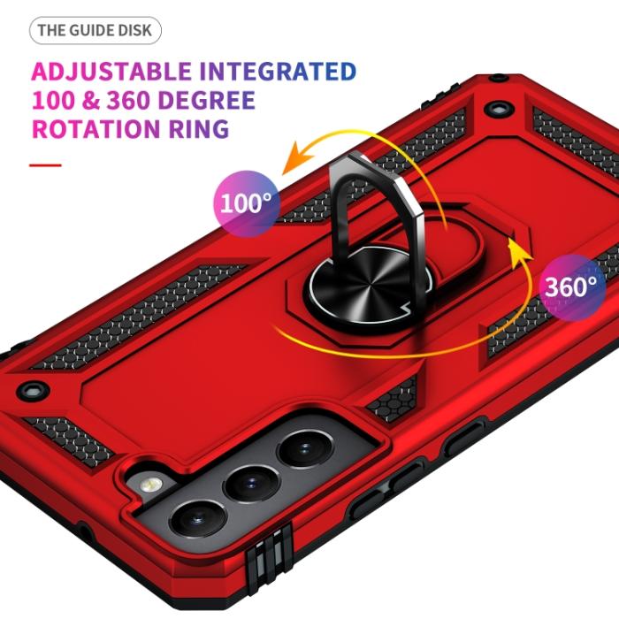 Bild 6, Samsung Galaxy S22 Skal Ring Armor Hybrid Röd