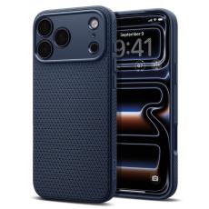 Spigen iPhone 18 Pro Max / 17 Pro Max Skal Liquid Air Marinbl&aring;
