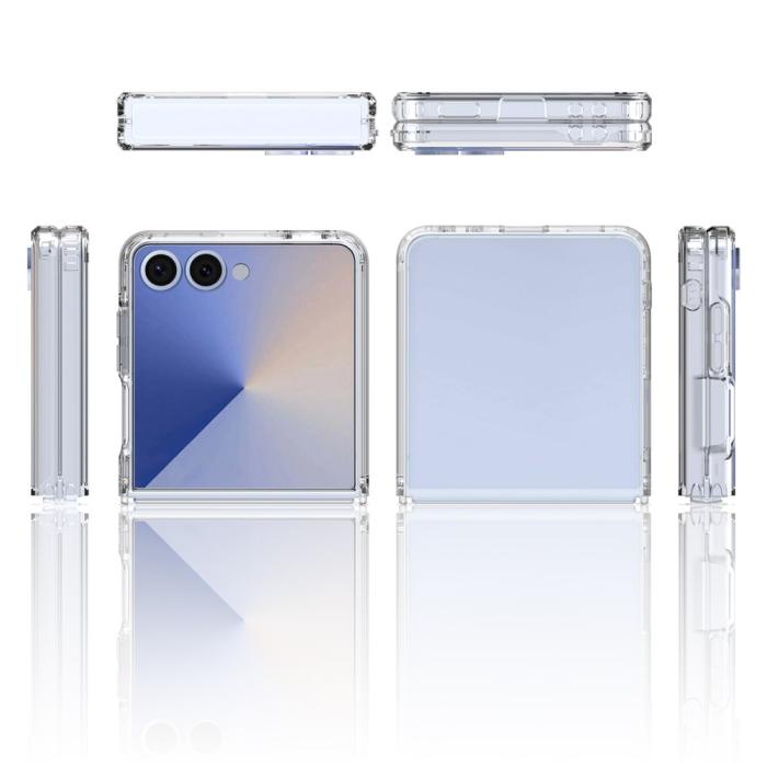 Bild 6, Samsung Galaxy Z Flip 8 Skal Stöttåligt TPU Transparent