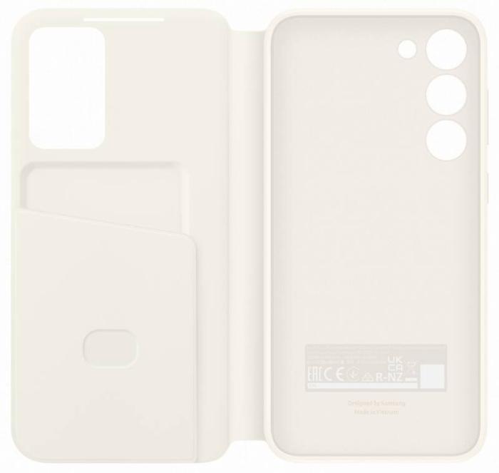 Bild 2, Samsung Galaxy S23 Plus Fodral Clear View Cream