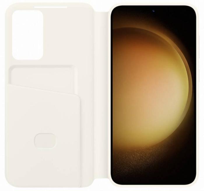 Bild 3, Samsung Galaxy S23 Plus Fodral Clear View Cream