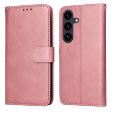 Samsung Galaxy S25 FE Pl&aring;nboksfodral L&auml;der Ros&eacute;guld