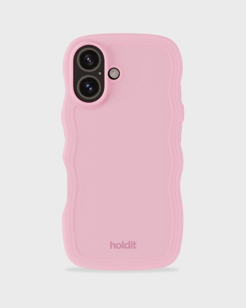 holdit iPhone 16 Plus Skal Wavy Pink