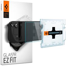 Spigen Steam Deck "Ez Fit" Skärmskydd Slim Glas.tR