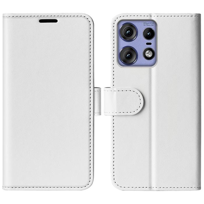 Bild 1, Motorola Edge 50 Pro 5G Crazy Horse Fodral Vit