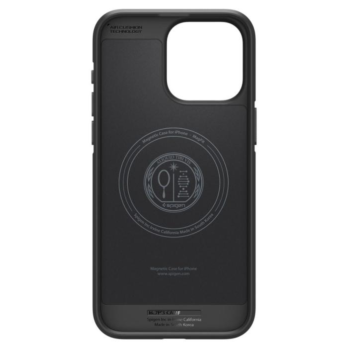Bild 3, Spigen iPhone 15 Pro Skal MagSafe Core Armor Matt Svart
