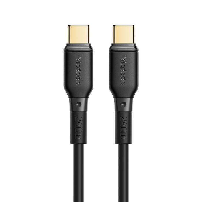 Bild 1, Mcdodo 2m 240W 5A PD USB-C - USB-C Snabbladdningskabel Svart