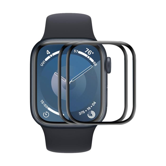 Bild 1, ENKAY Apple Watch 10 46 mm Skärmskydd 2-PACK Heltäckande